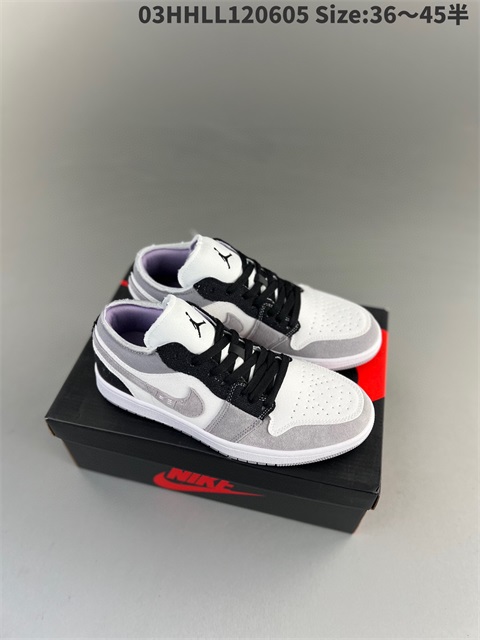 women air jordan 1 shoes H 2023-10-26-311